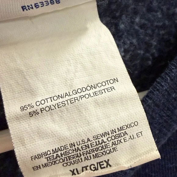 Vintage LOGO ATHLETIC DALLAS COWBOYS Crewneck Sweatshirt Blue Size XL - Picture 10 of 10